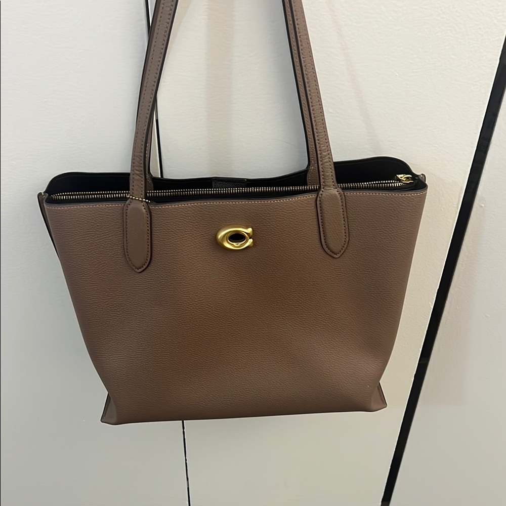 Brown Coach Williow Tote